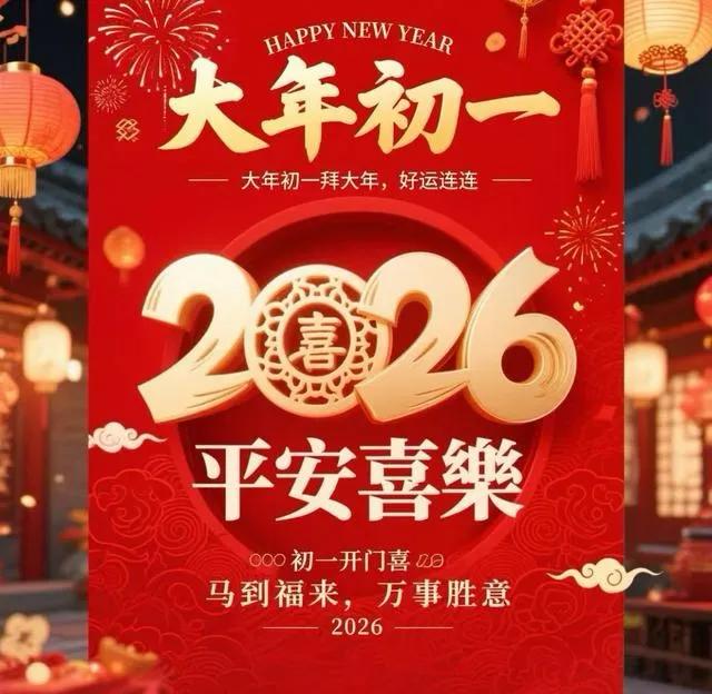 2026马年拜年图设计趋势_传统与现代科技感融合马年拜年话术创新_表情包下载2026